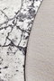 Mijölnir Alfombrilla de baño Marble 100 cm - Blanco